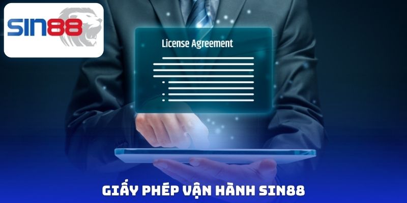 SIN88 11 Giấy phép vận hành Sin88