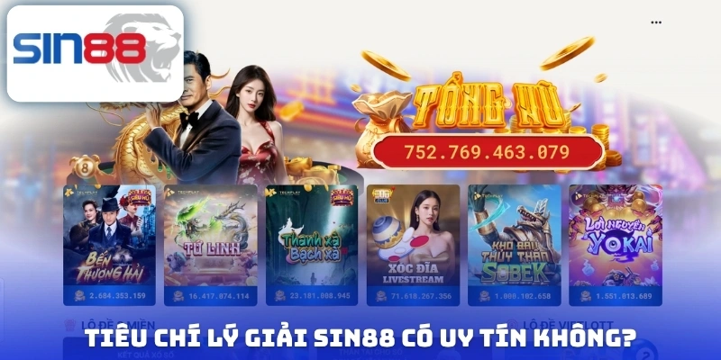 Sin88 Có Uy Tín Không? Review Sân Chơi Cá Cược Hot Nhất 2026 3 Tiêu chí lý giải Sin88 có uy tín không?